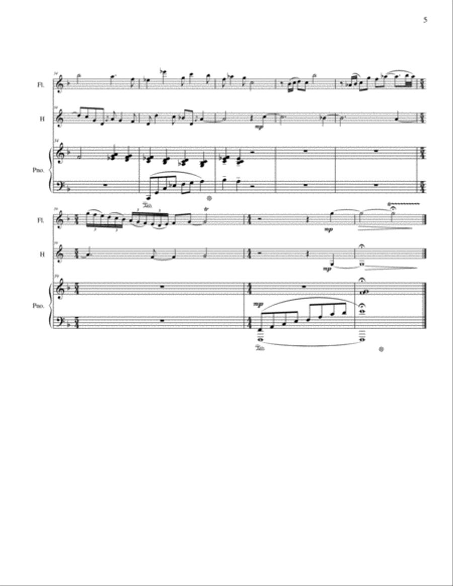 Angel Peak Suite Woodwind Duet scores gallery preview page 5
