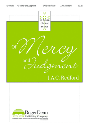 Book cover for Of Mercy and Judgment