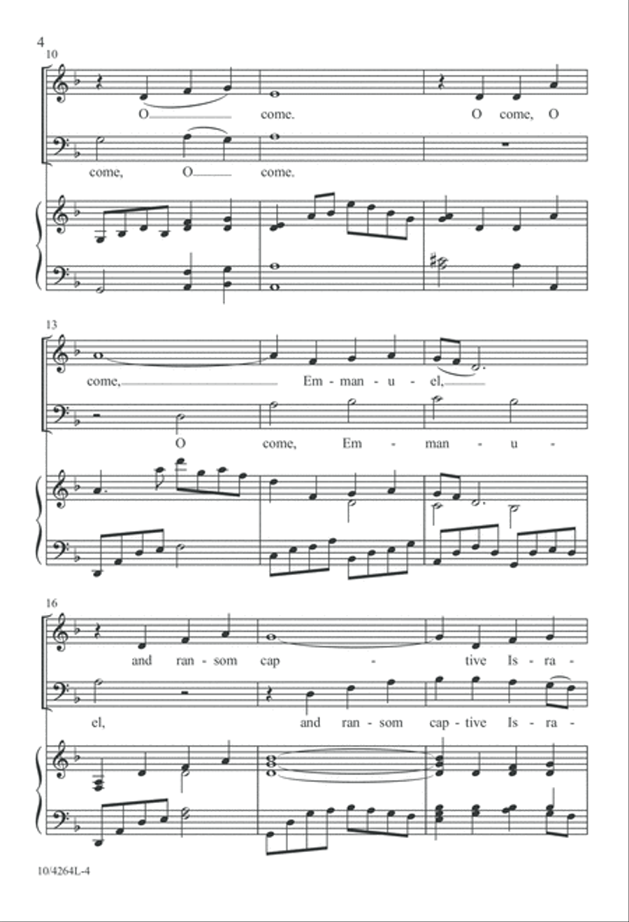Come, Light of Hope 4-Part scores gallery preview page 5