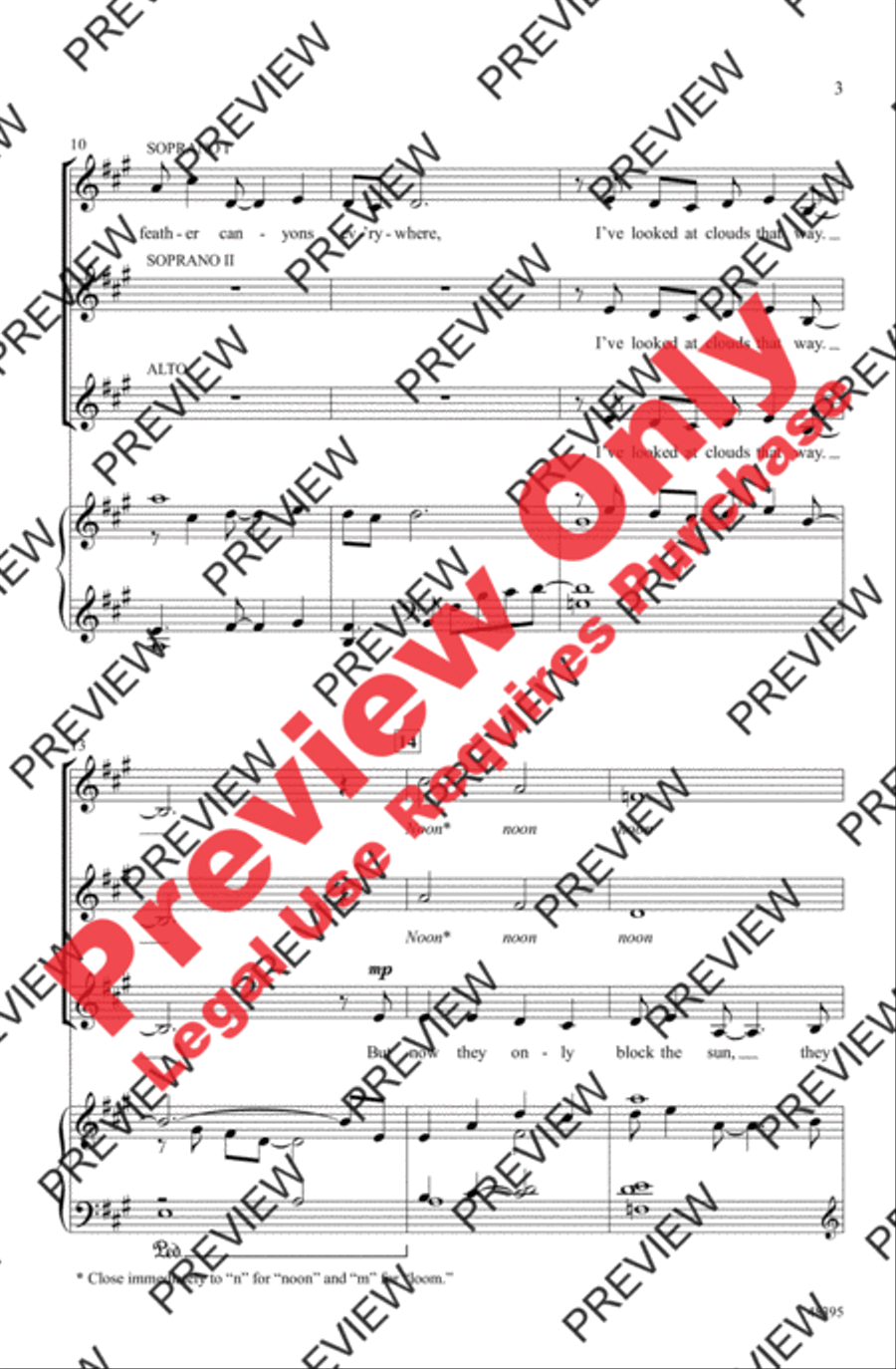 Both Sides Now Women's Choir scores gallery preview page 3
