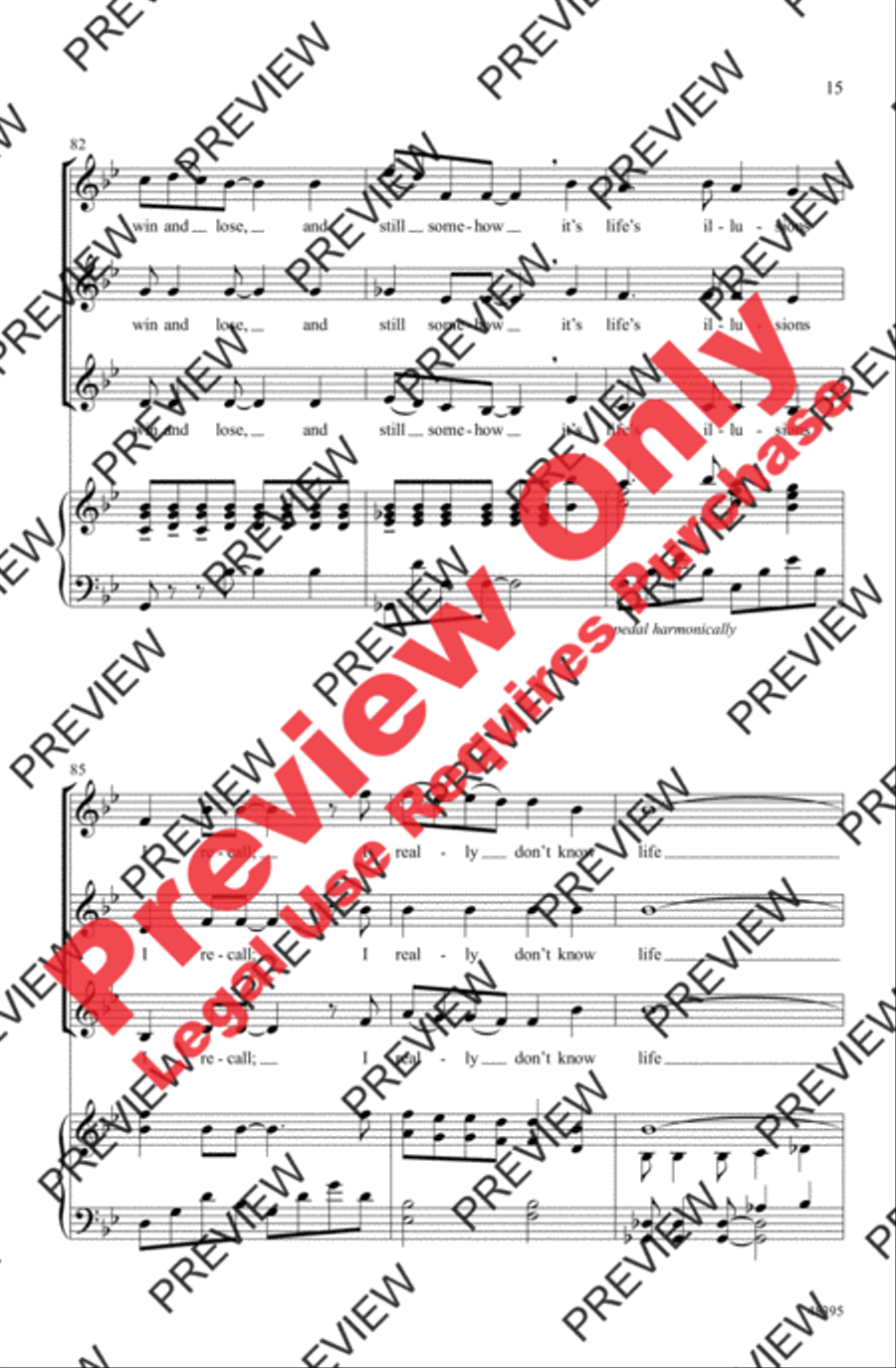 Both Sides Now Women's Choir scores gallery preview page 15