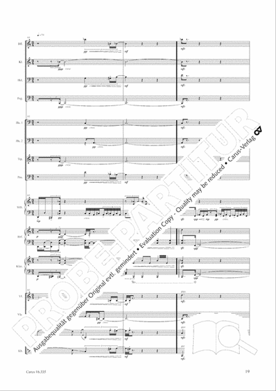 Esquisse: le froid Orchestra scores gallery preview page 20