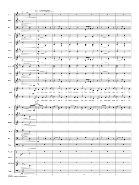 A Festive Christmas Celebration (with opt. choir) - Full Score
