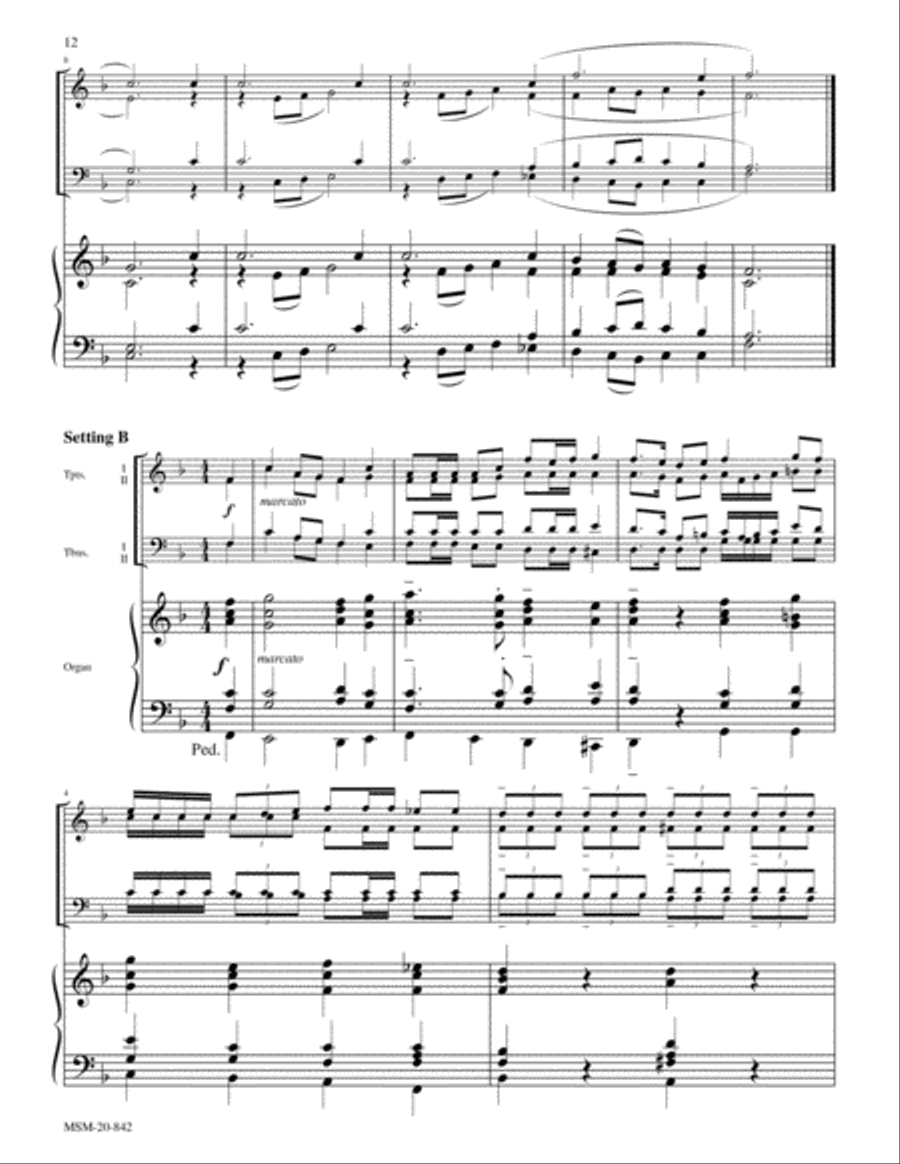Rejoice, O Pilgrim Throng! (Marion) Choir scores gallery preview page 2