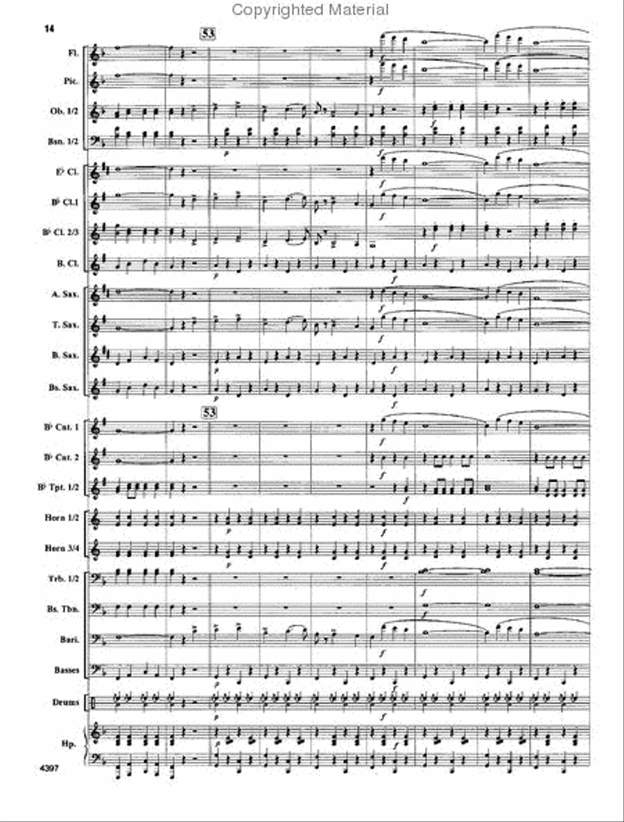 Manhattan Beach Concert Band scores gallery preview page 8