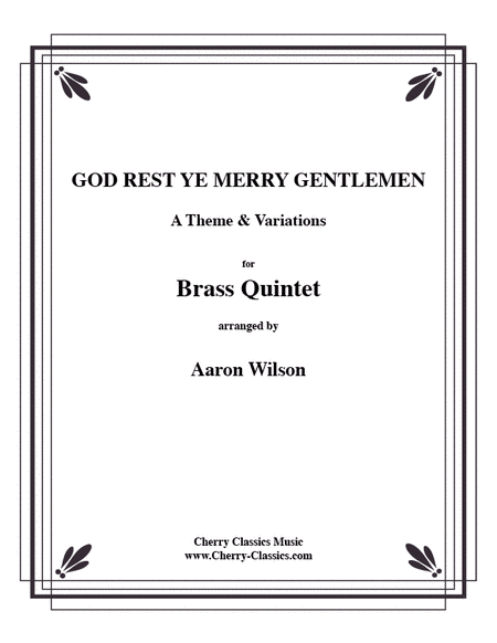 God Rest Ye Merry Gentlemen, Theme & Variations