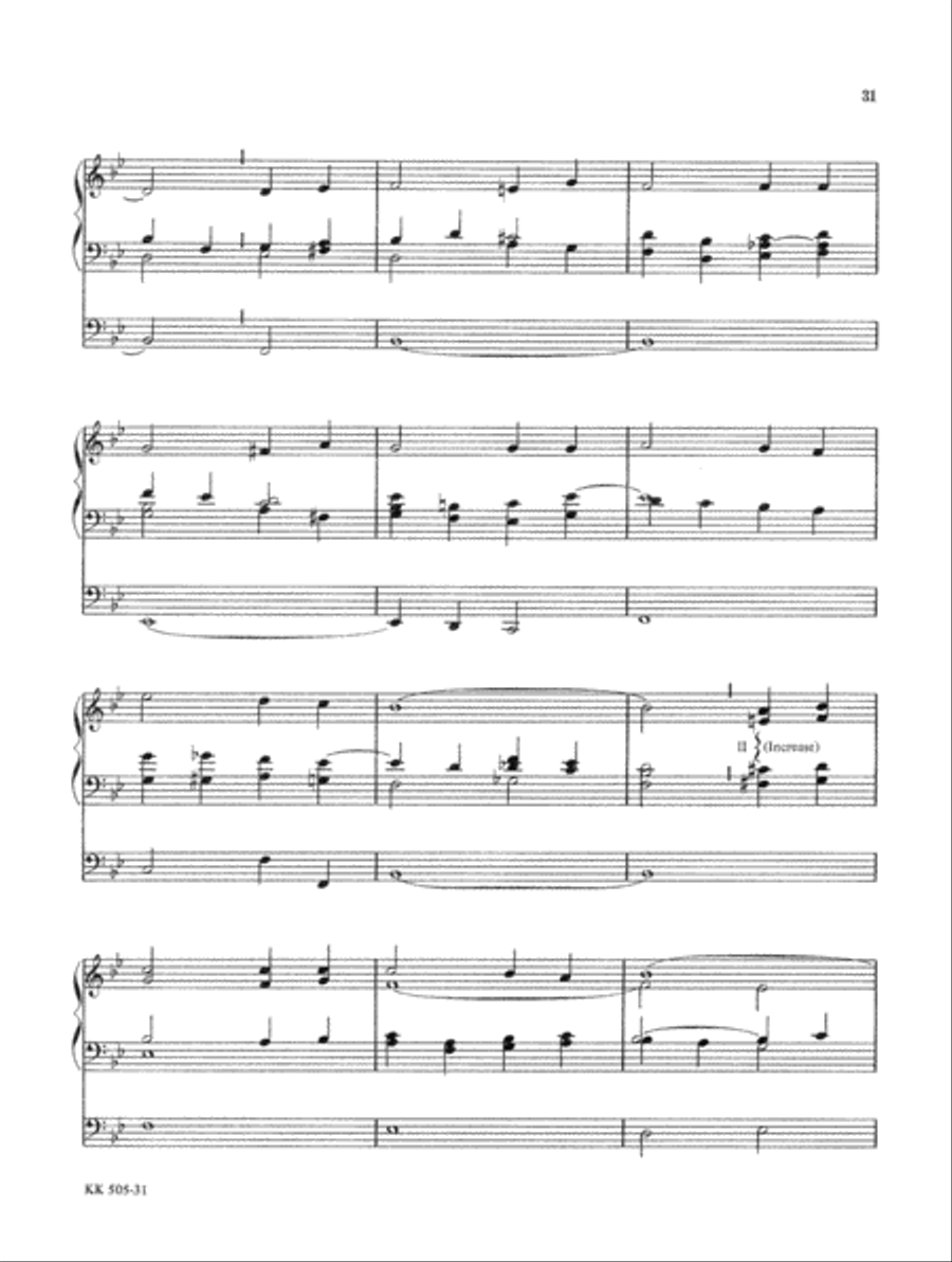 Softly and Tenderly Organ Solo scores gallery preview page 21