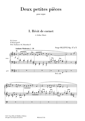 Book cover for 2 PETITES PIECES , OP. 47