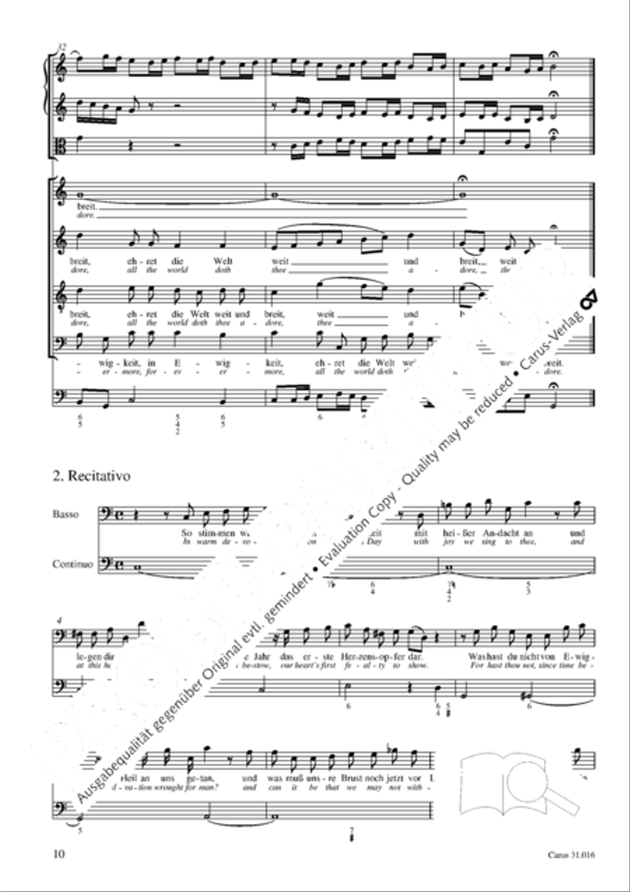 Lord God, thy praise we sing (Herr Gott, dich loben wir) ATB scores gallery preview page 11