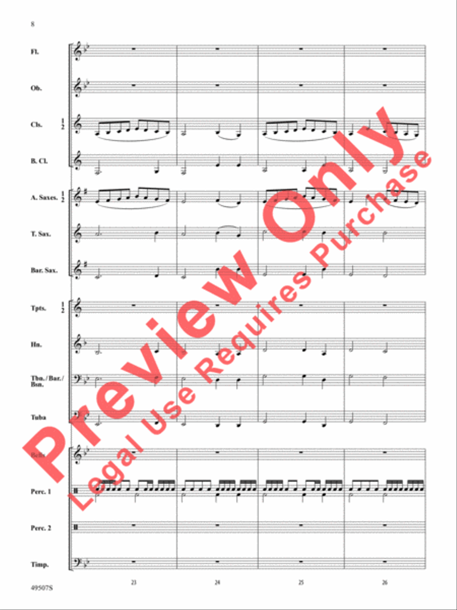 Operation Invictus Concert Band scores gallery preview page 9