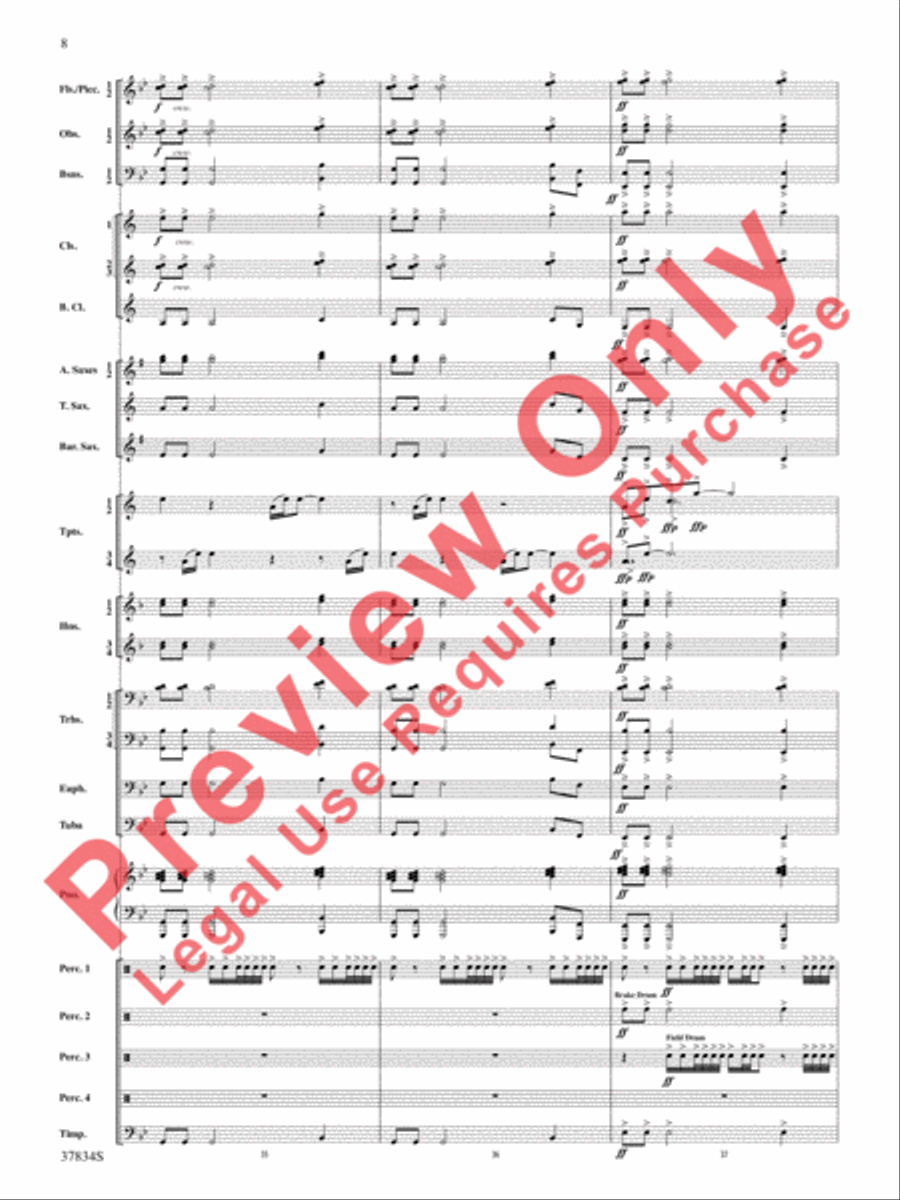 Poor Wayfaring Stranger Poor Wayfaring Stranger Concert Band scores gallery preview page 9