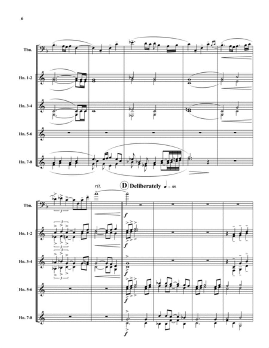 The Hero's Horn Chamber Music scores gallery preview page 6