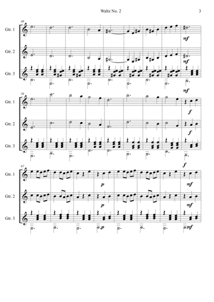 Dimitri Shostakovich - Waltz No. 2 (Guitar Trio) image number null