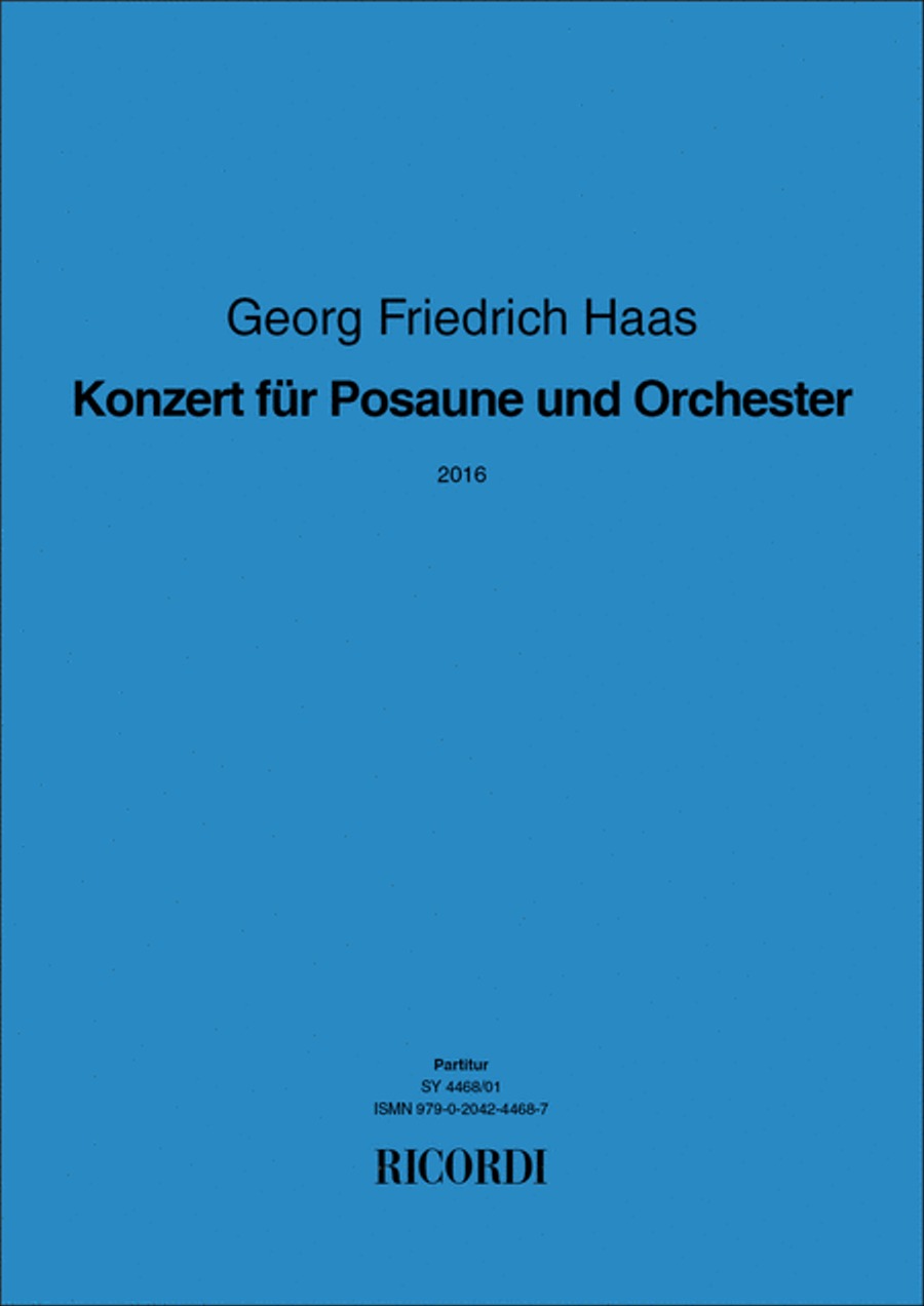 Konzert für Posaune und Orchester Orchestra scores gallery preview page 1