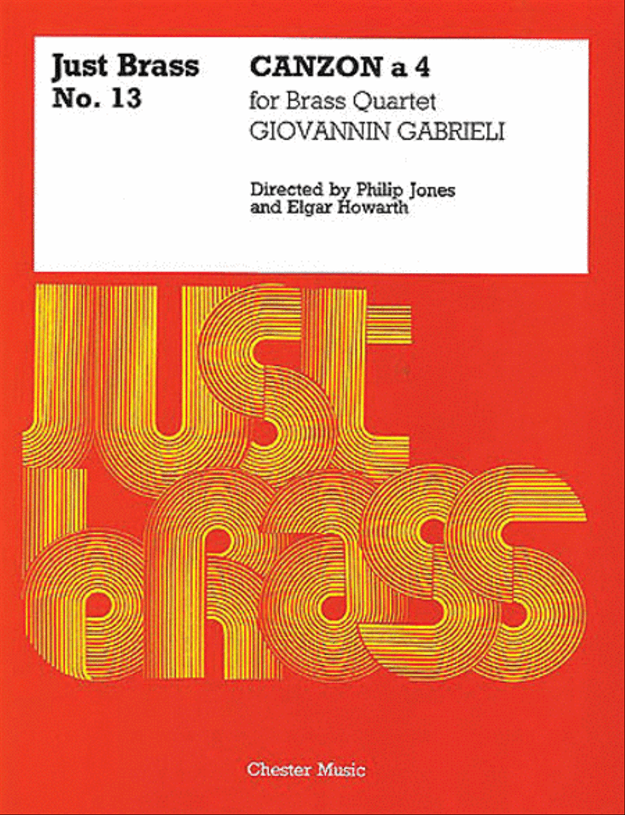 Canzon - Brass Quartet Brass Quartet scores gallery preview page 1