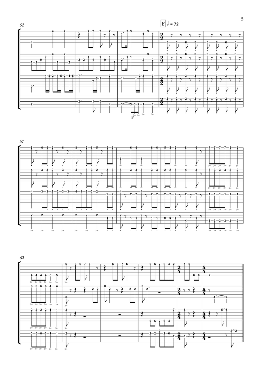 Bohemian Rhapsody Banjo scores gallery preview page 6
