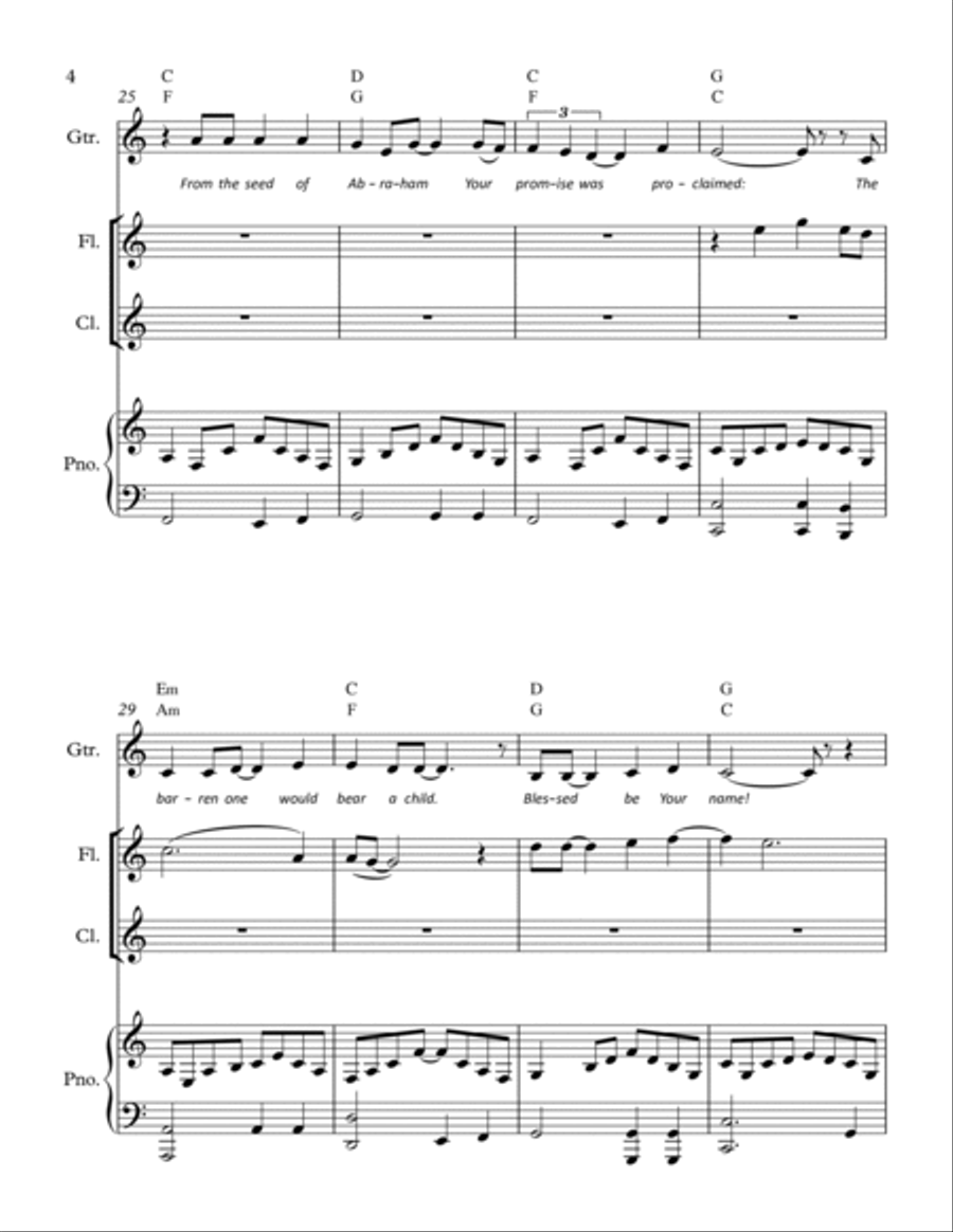 Canticle for Mary Small Ensemble scores gallery preview page 4