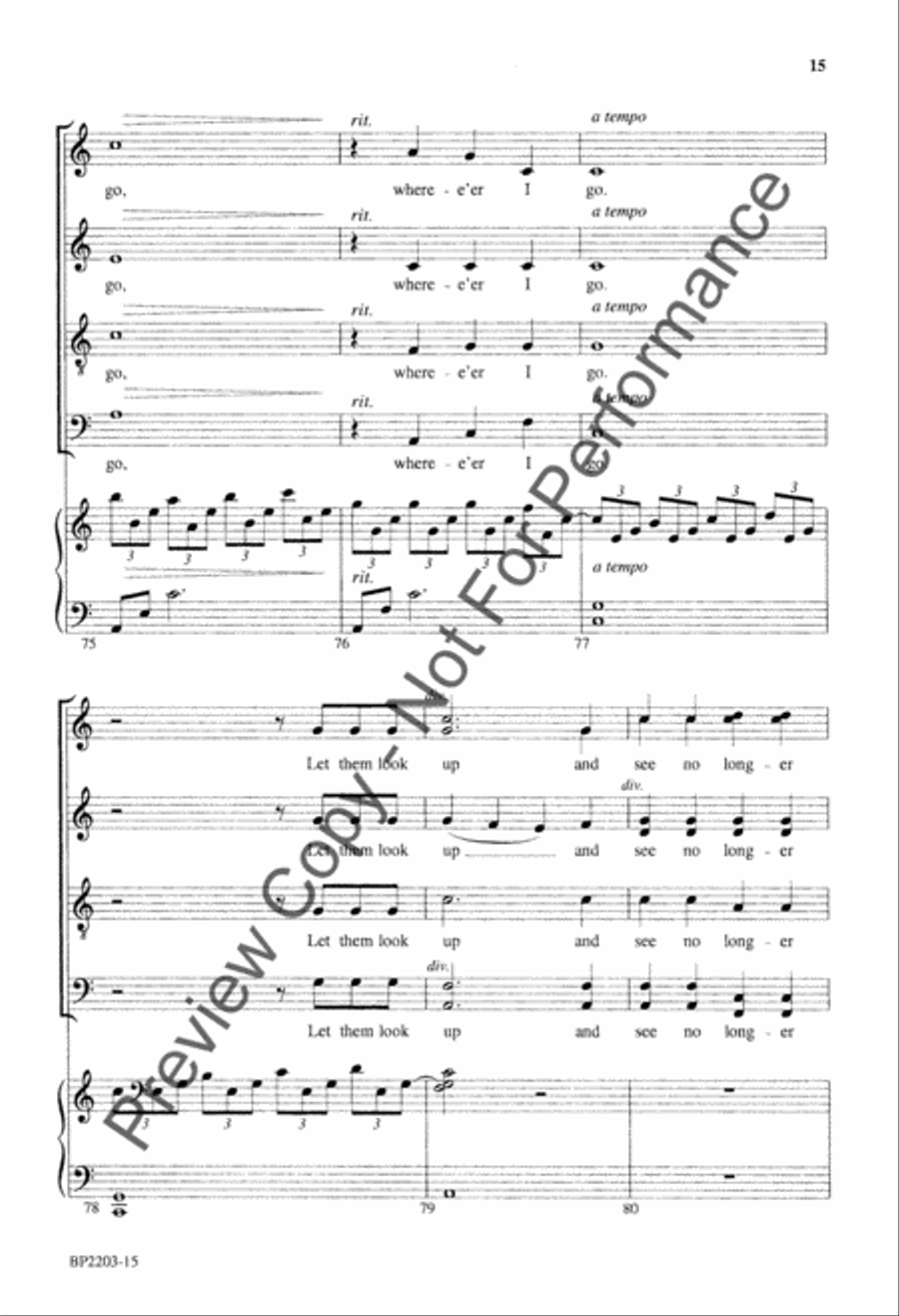 Prayer of Mother Teresa Prayer of Mother Teresa 4-Part scores gallery preview page 16