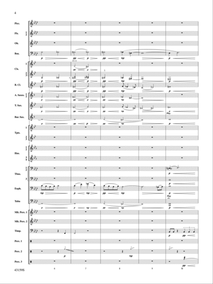 Panopticon Rising: Score Concert Band scores gallery preview page 4