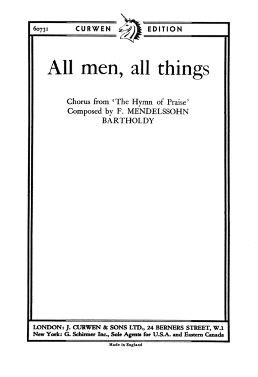 All Men, All Things