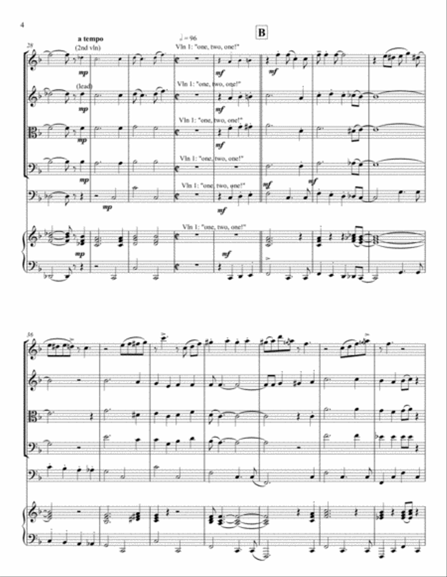 Just a Closer Walk with Thee, for string orchestra String Orchestra scores gallery preview page 4