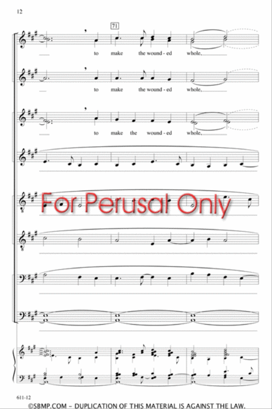 There Is a Balm in Gilead - SATB divisi Octavo Divisi scores gallery preview page 11