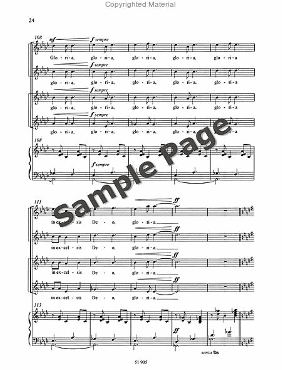 Missa Brevis Missa Brevis SSAA scores gallery preview page 25