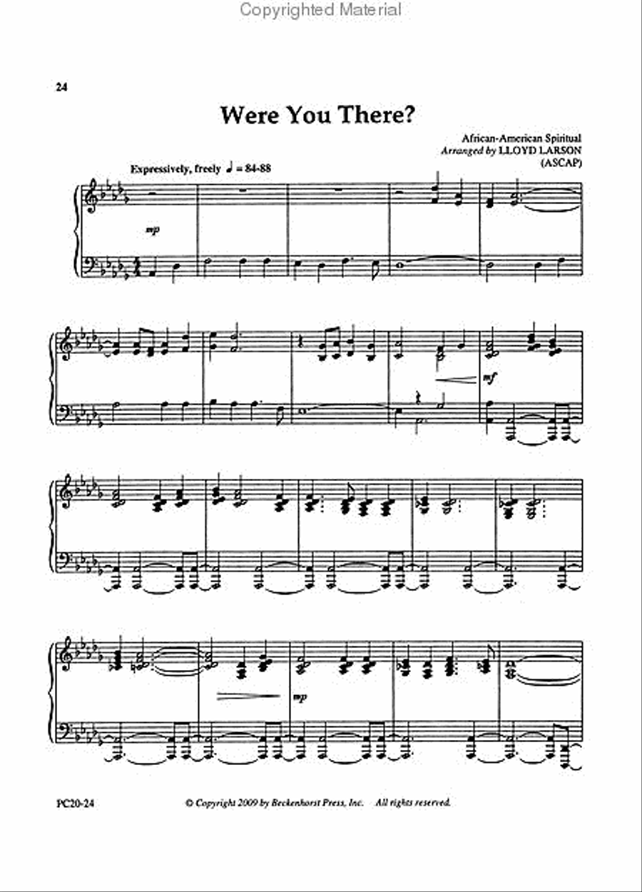 Near the Cross - piano solos Piano Solo scores gallery preview page 4