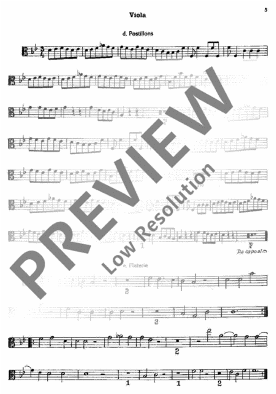 Musique de table Musique de table Viola scores gallery preview page 5