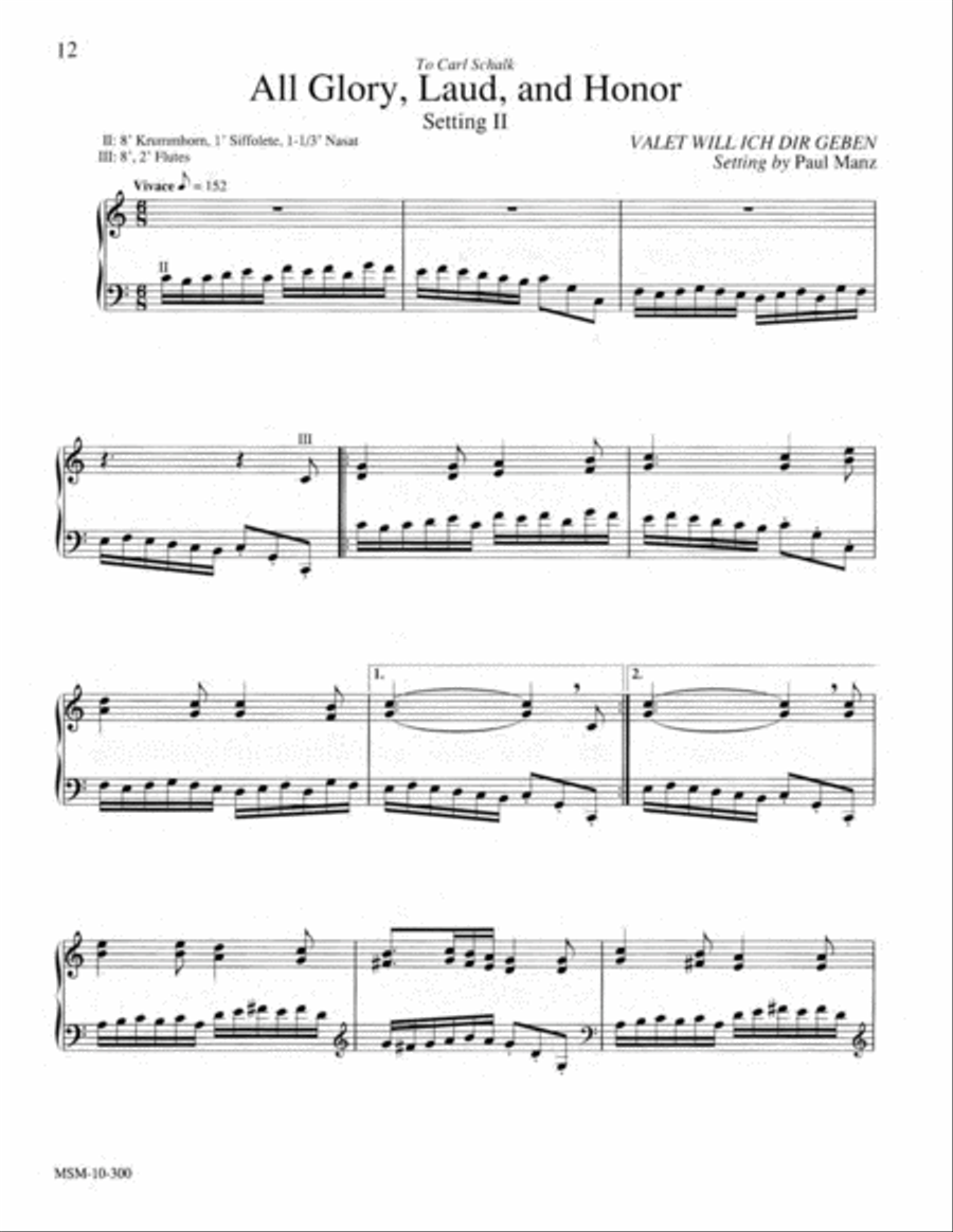 Improvisations for the Lenten Season Organ scores gallery preview page 8