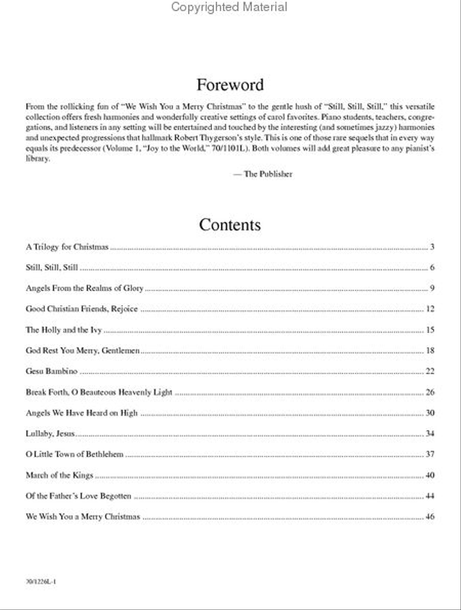 Joy to the World, Vol. 2 Joy to the World, Vol. 2 Piano Solo scores gallery preview page 2