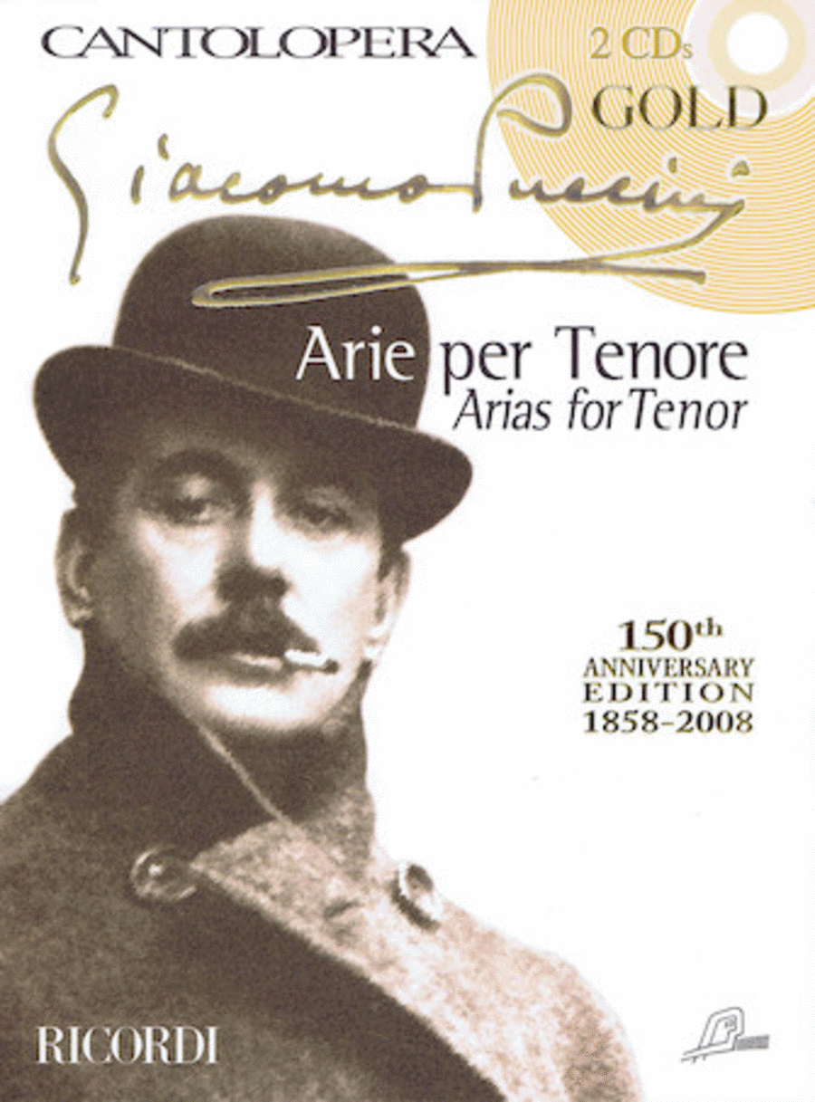 Arias For Tenor: Cantolopera Series 150th Anniversary Edition Bk/2cd