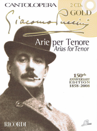 Book cover for Giacomo Puccini - Arias for Tenor