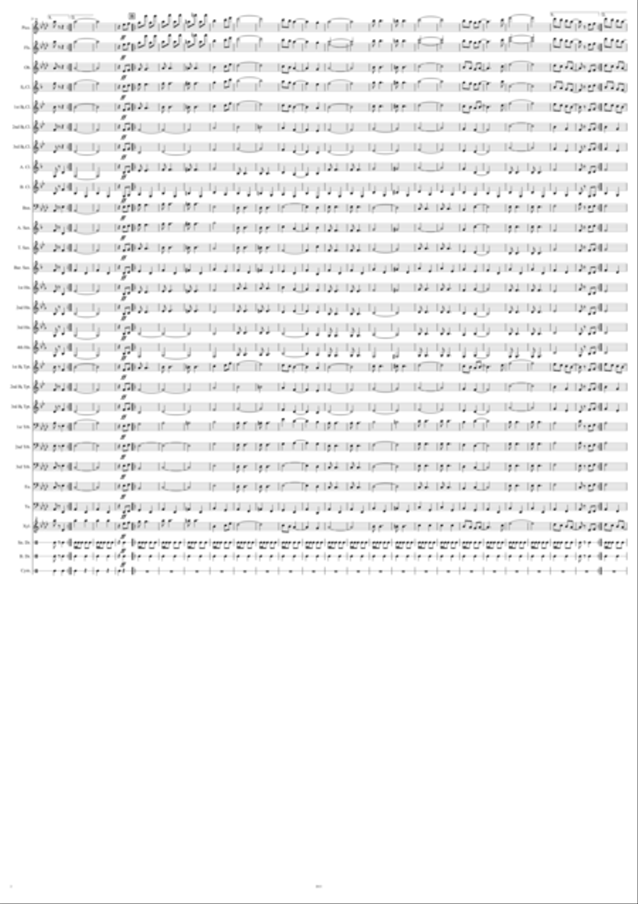 Texas State Troopers March Marching Band scores gallery preview page 2