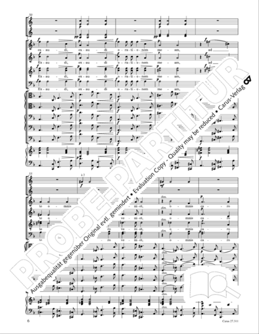 Requiem - church version (Requiem. Fassung mit kleinem Orchester) 4-Part scores gallery preview page 22