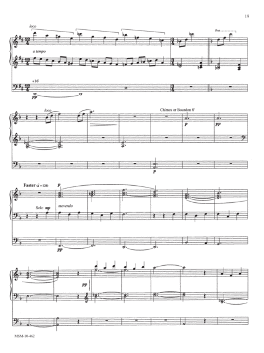 Prelude on “Blest Be the Tie” Organ scores gallery preview page 2