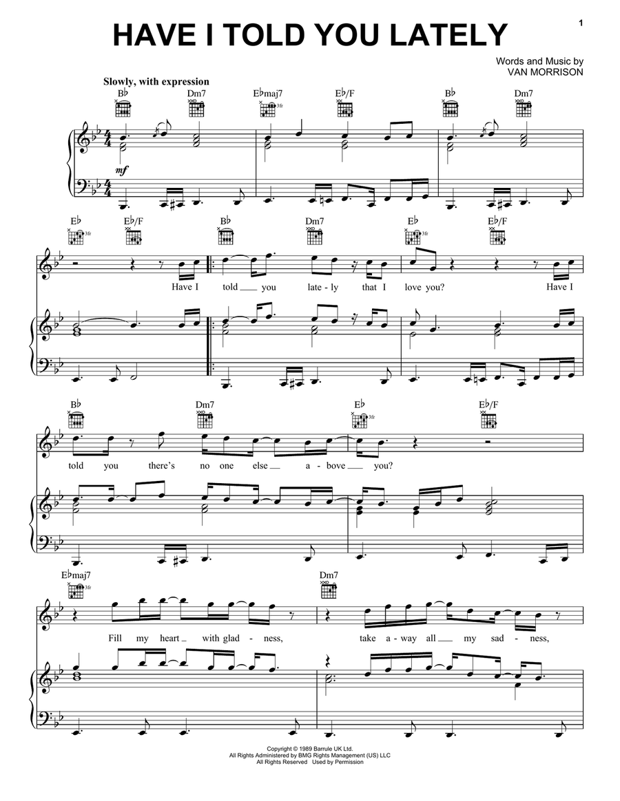 Have I Told You Lately Acoustic Guitar scores gallery preview page 1