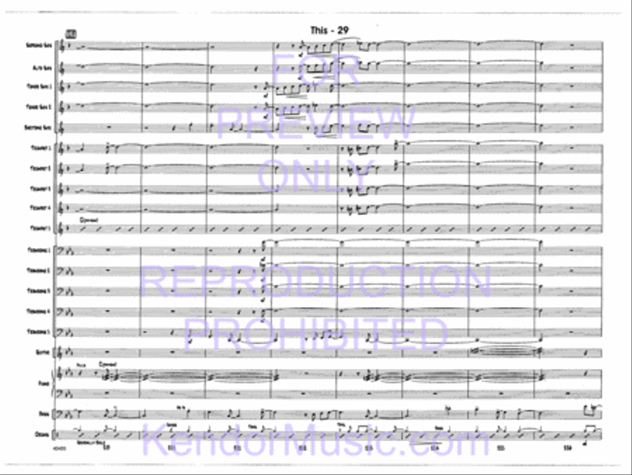 This Jazz Ensemble scores gallery preview page 31