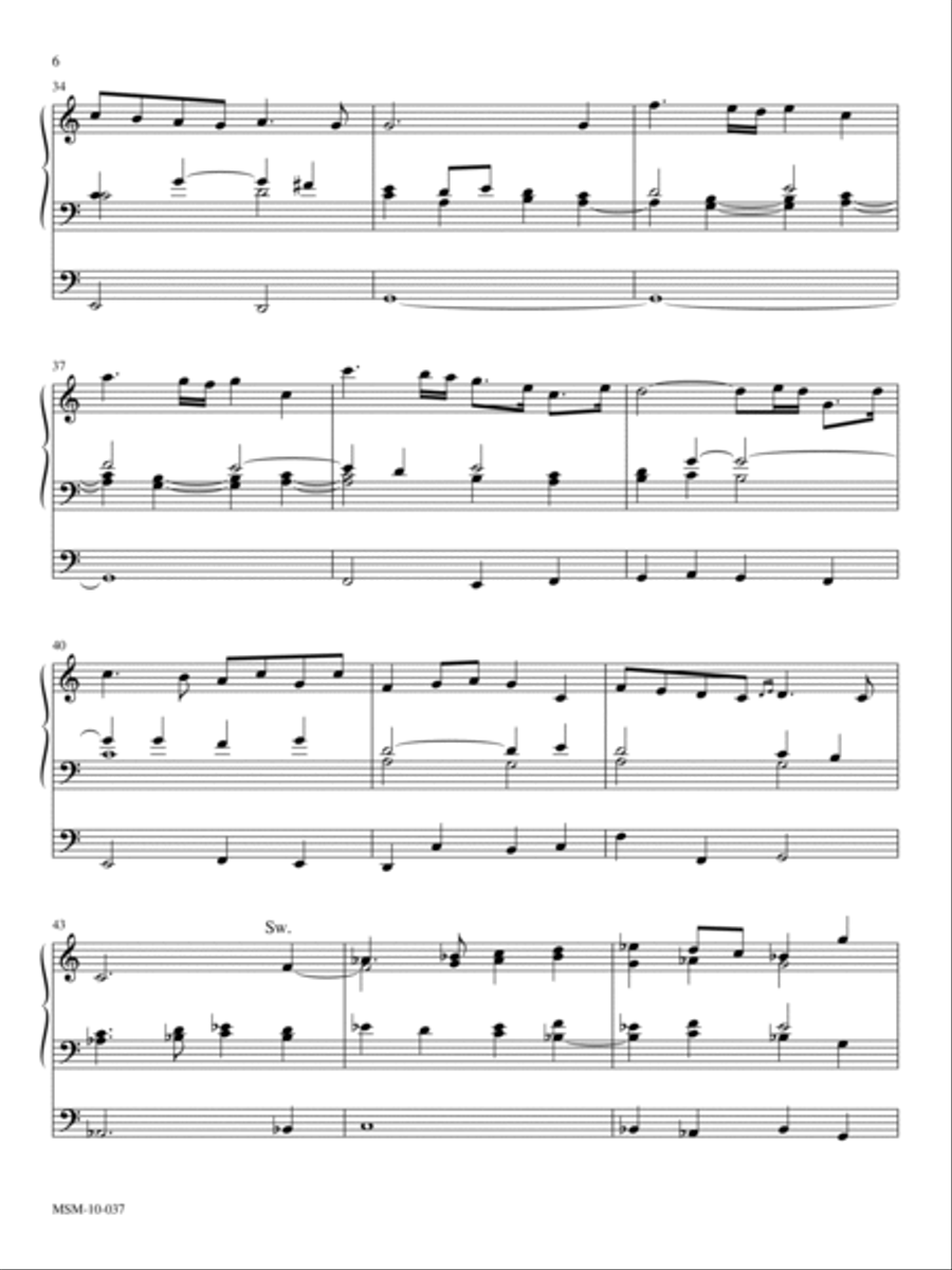 Six Trumpet Voluntaries Quoting Hymns Trumpet scores gallery preview page 6