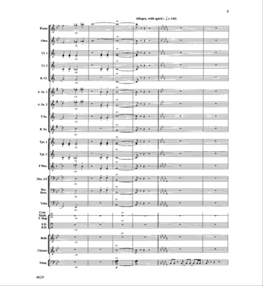 Sirocco Concert Band scores gallery preview page 6