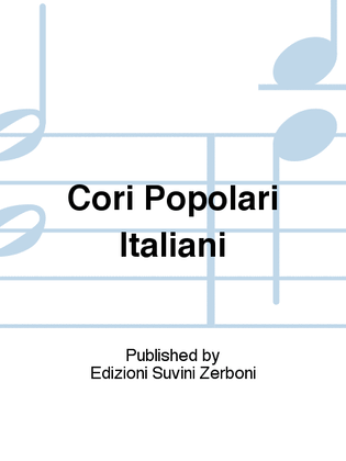 Book cover for Cori Popolari Italiani