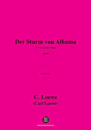 C. Loewe-Der Sturm von Alhama,in g minor,Op.54