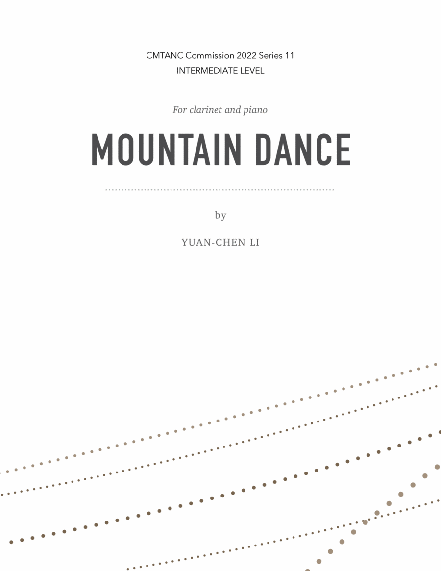 Mountain Dance for clarinet and piano