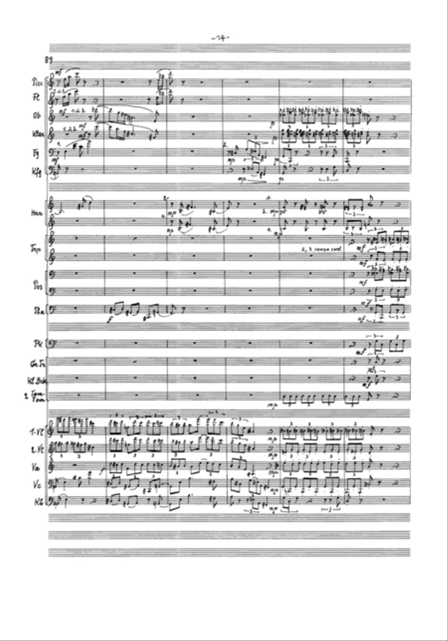 Ländler-Fantasie für Orchester (1989) TB scores gallery preview page 3