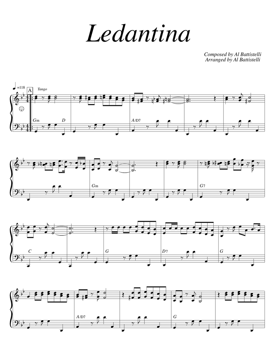 Ledantina Accordion scores gallery preview page 1