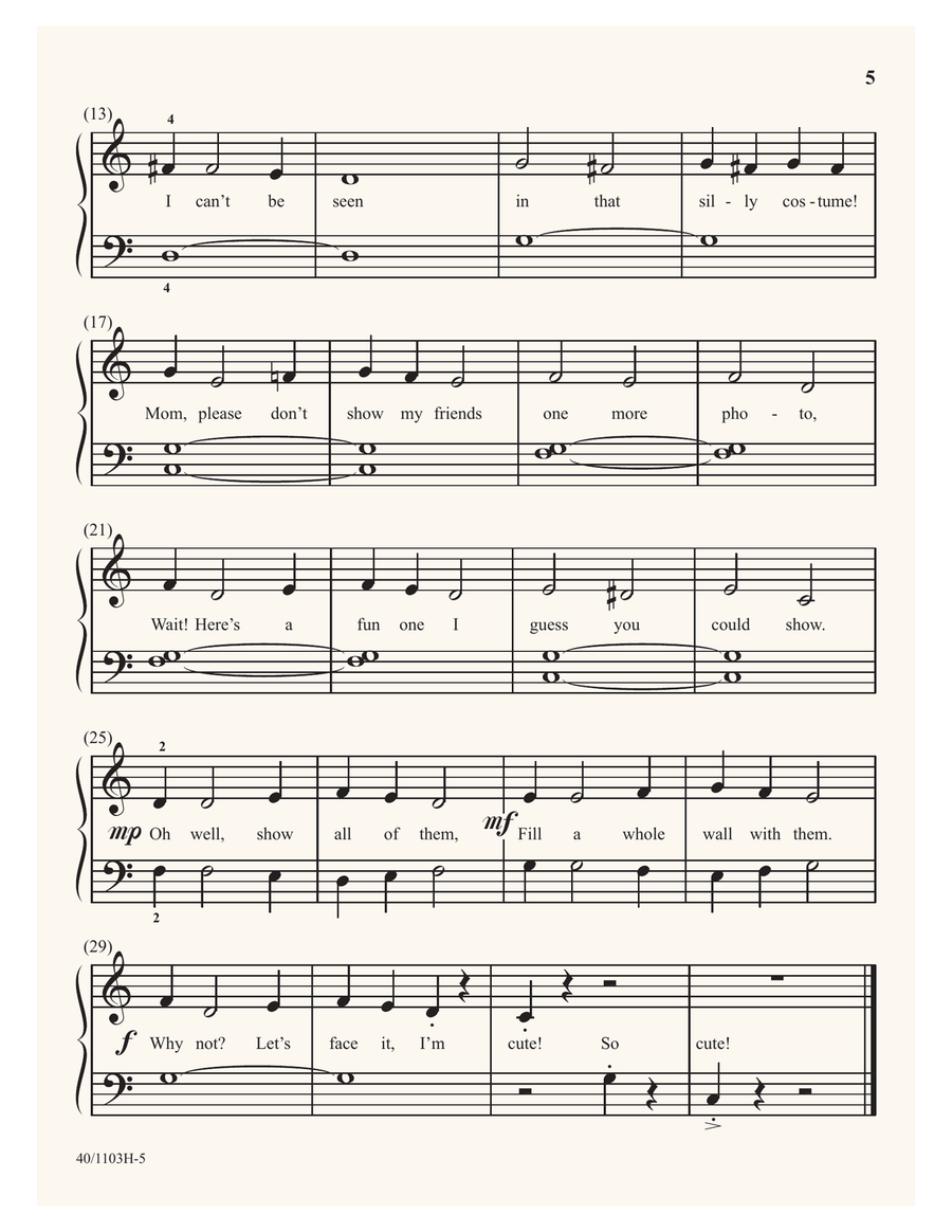 Ask the Professor - Level 1B (Digital Download) Piano Method scores gallery preview page 5