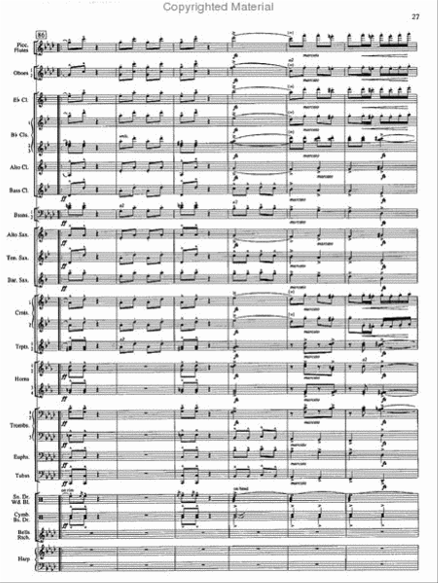 The Fairest of the Fair Concert Band scores gallery preview page 16