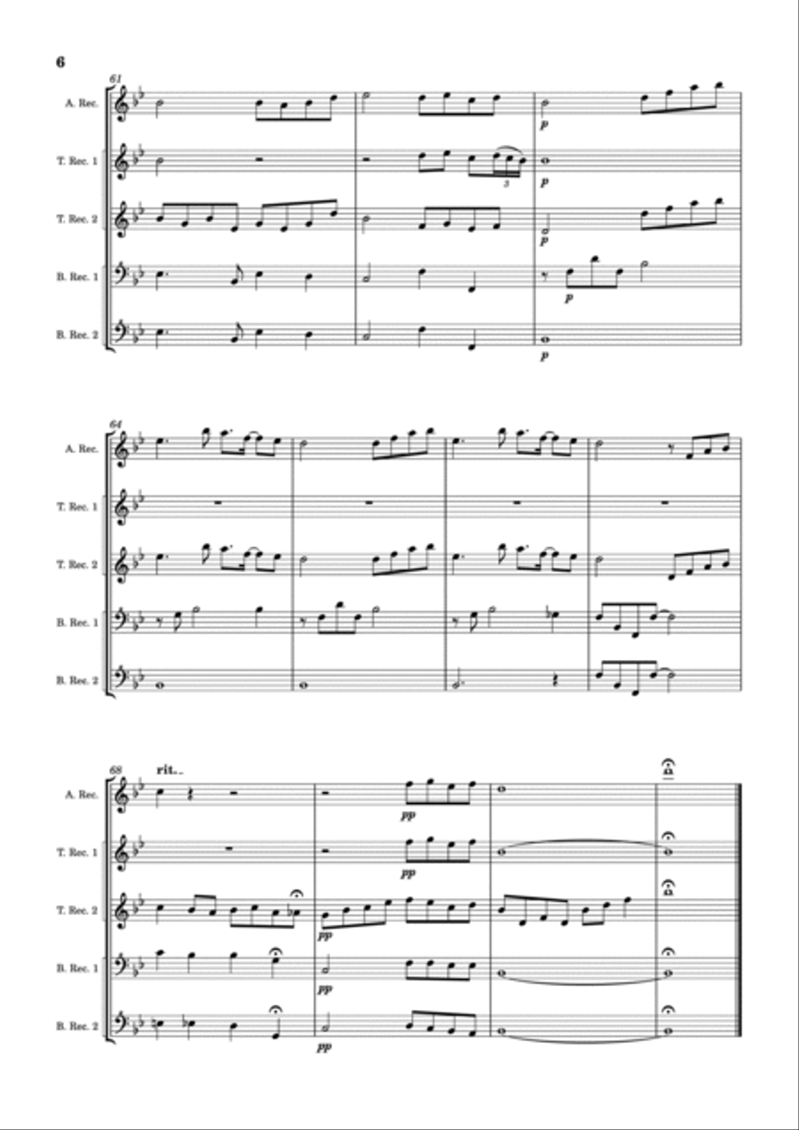 Beauty And The Beast Alto Recorder scores gallery preview page 6