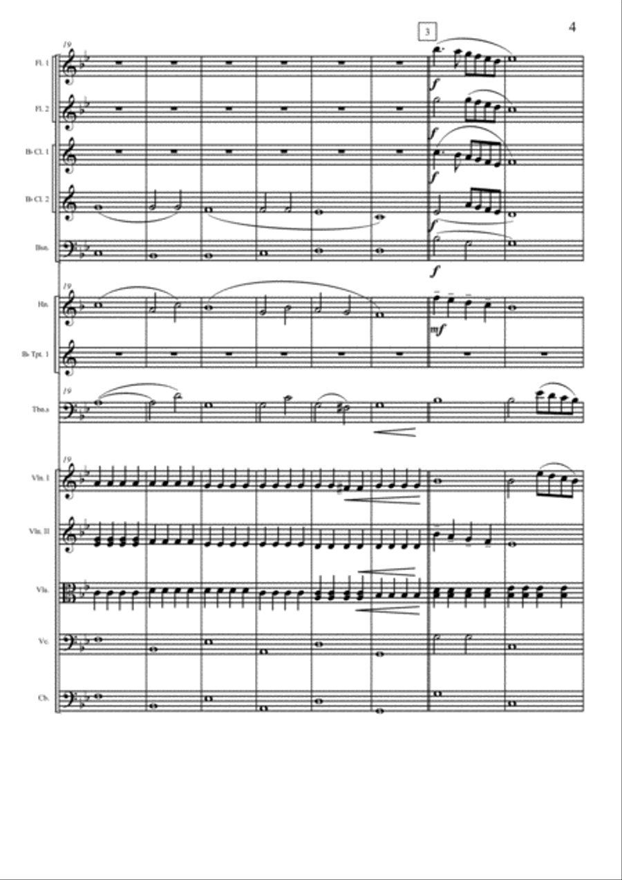Ave Maria (For trombone and chamber orchestra) Chamber Orchestra scores gallery preview page 4