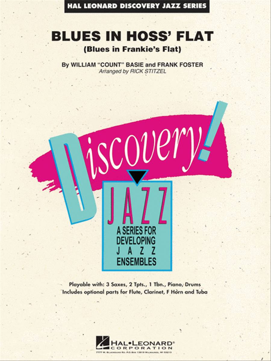Blues in Hoss' Flat (Blues in Frankie's Flat) Jazz Ensemble scores gallery preview page 1